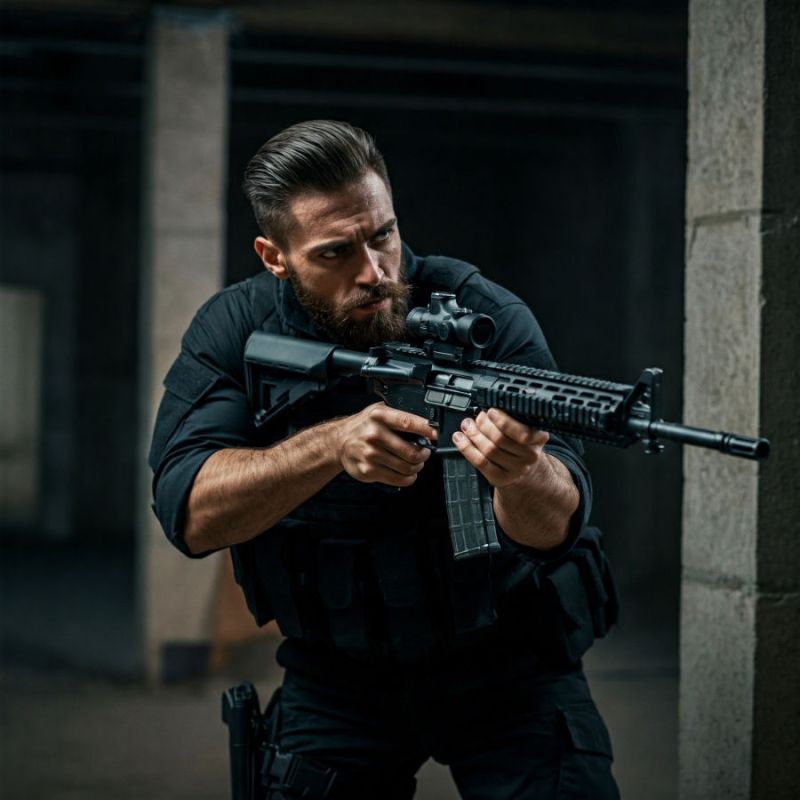 Historic rifle display with expert safety instruction