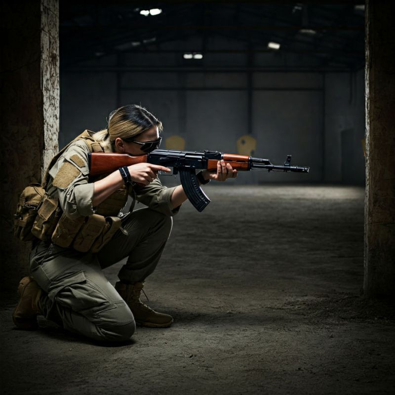 Professional shooting experience at a professional shooting range