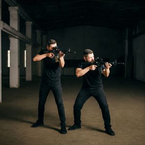 Target practice activity designed for corporate and group events