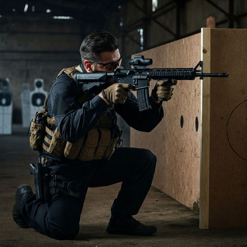 Historic rifle display with expert safety instruction