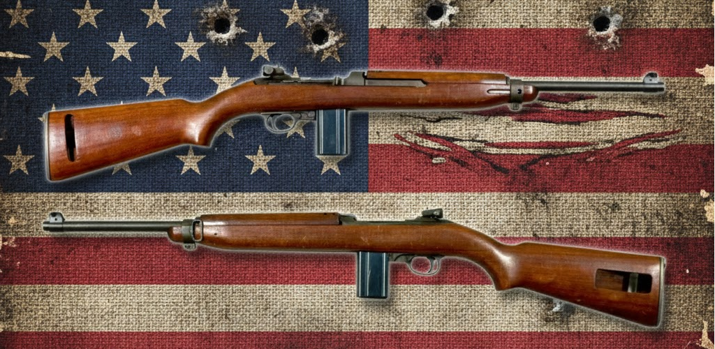 Historic M1 Carbine semi-automatic service rifle