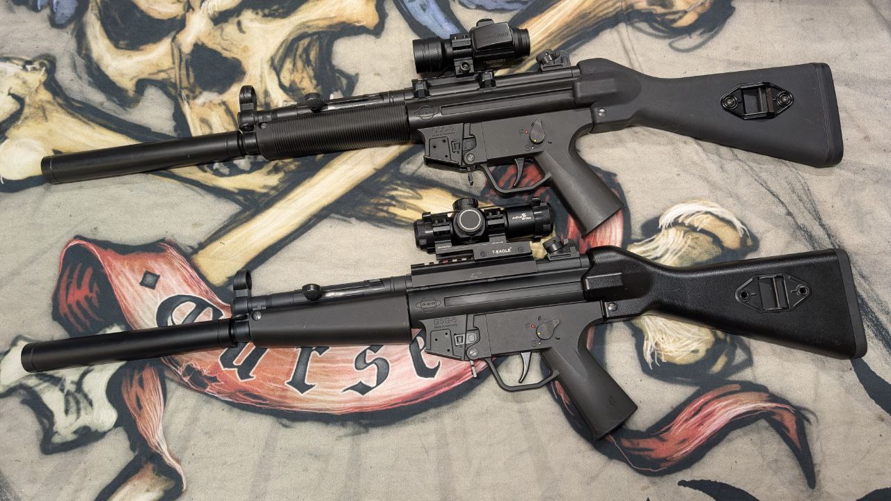 Heckler & Koch MP5 style semi-automatic rimfire carbine